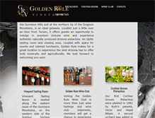 Tablet Screenshot of goldenrulevineyards.com